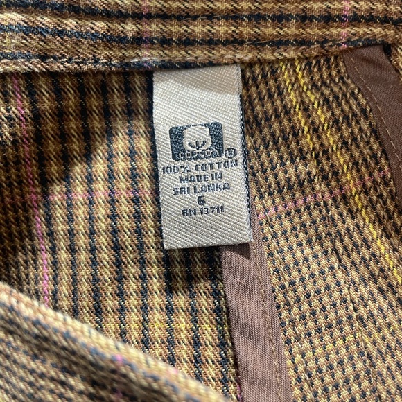 Vintage Plaid Pleated Mini Skirt | Size 6 - Picture 7 of 9